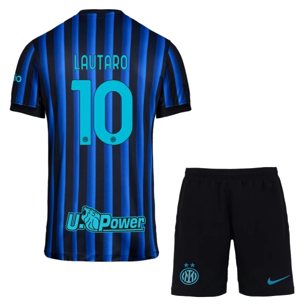 Inter Milan Lautaro Martinez 10 Pelipaita Lasten Koti 2025-26 Inter Milan Lautaro Martinez 10 Pelipaita Lasten Koti 2025-26