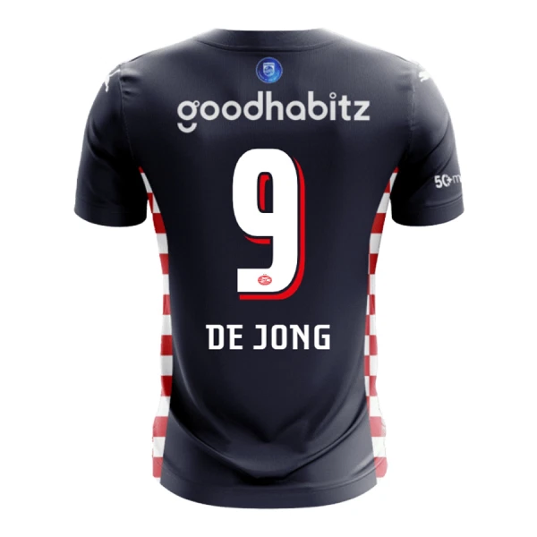 PSV Eindhoven De Jong 9 Pelipaita Miesten Vieras 2025-26 PSV Eindhoven De Jong 9 Pelipaita Miesten Vieras 2025-26