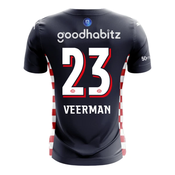 PSV Eindhoven Veerman 23 Pelipaita Miesten Vieras 2025-26 PSV Eindhoven Veerman 23 Pelipaita Miesten Vieras 2025-26