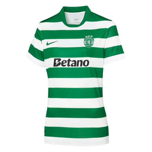 Sporting CP Pelipaita Naisten Koti 2025-26 Sporting CP Pelipaita Naisten Koti 2025-26