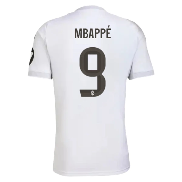 Real Madrid Mbappé 9 Pelipaita Miesten Koti 2025-26 Real Madrid Mbappé 9 Pelipaita Miesten Koti 2025-26