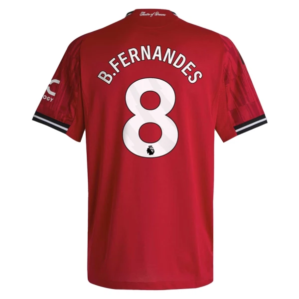 Manchester United Bruno Fernandes 8 Pelipaita Miesten Koti 2025-26 Manchester United Bruno Fernandes 8 Pelipaita Miesten Koti 2025-26