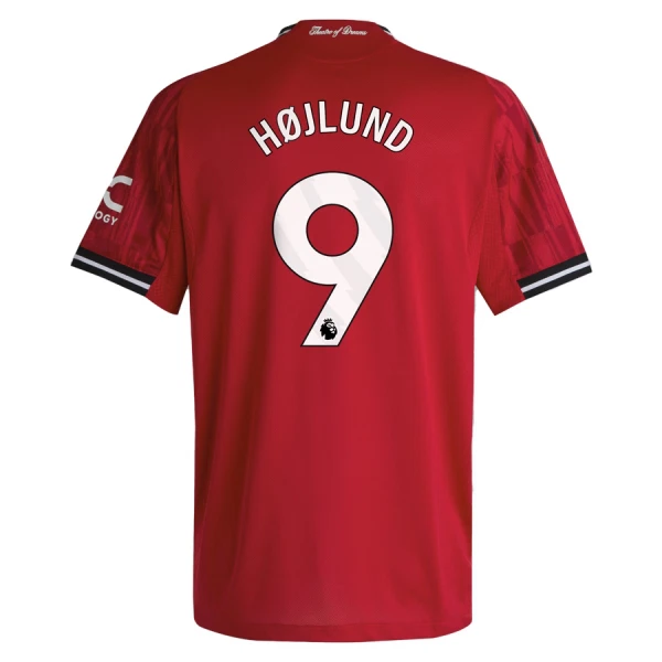 Manchester United Højlund 9 Pelipaita Miesten Koti 2025-26 Manchester United Højlund 9 Pelipaita Miesten Koti 2025-26