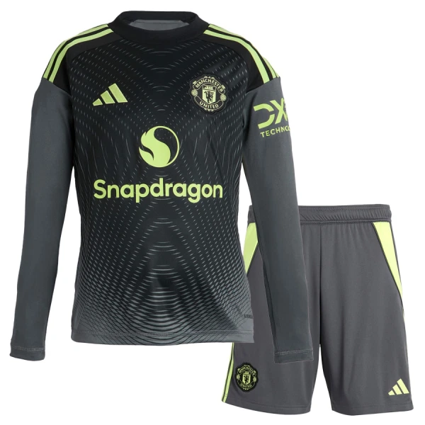 Manchester United Maalivahdin Pelipaita Lasten Koti 2025-26 Pitkähihainen Manchester United Maalivahdin Pelipaita Lasten Koti 2025-26 Pitkähihainen