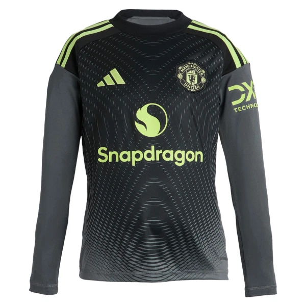 Manchester United Maalivahdin Pelipaita Lasten Koti 2025-26 Pitkähihainen