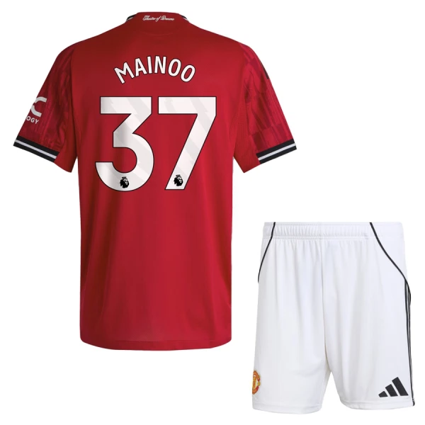 Manchester United Mainoo 37 Pelipaita Lasten Koti 2025-26 Manchester United Mainoo 37 Pelipaita Lasten Koti 2025-26
