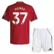 Manchester United Mainoo 37 Pelipaita Lasten Koti 2025-26 Manchester United Mainoo 37 Pelipaita Lasten Koti 2025-26
