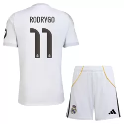 Real Madrid Rodrygo 11 Pelipaita Lasten Koti 2025-26 Real Madrid Rodrygo 11 Pelipaita Lasten Koti 2025-26