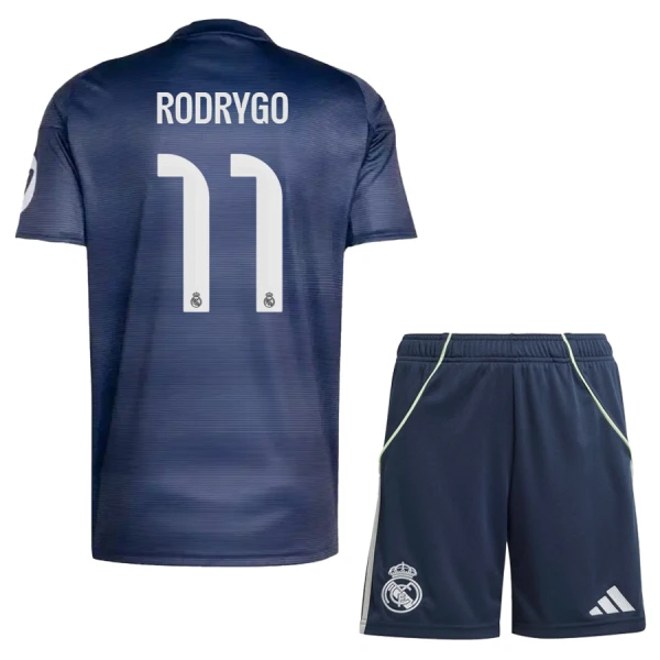 Real Madrid Rodrygo 11 Pelipaita Lasten Vieras 2025-26 Real Madrid Rodrygo 11 Pelipaita Lasten Vieras 2025-26