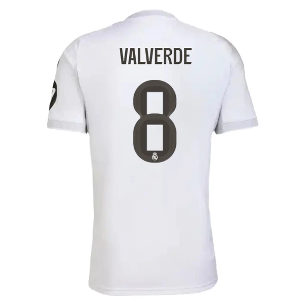 Real Madrid Valverde 8 Pelipaita Miesten Koti 2025-26 Real Madrid Valverde 8 Pelipaita Miesten Koti 2025-26