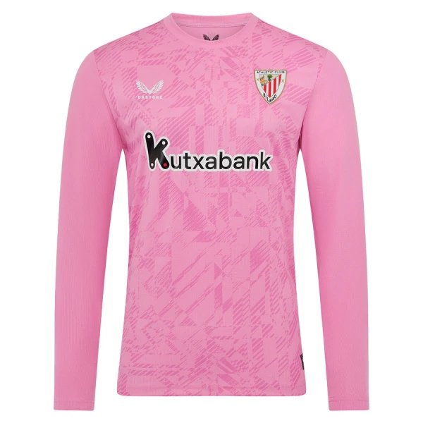 Athletic Bilbao Maalivahdin Pelipaita Miesten 2025-26 Pinkki Pitkähihainen Athletic Bilbao Maalivahdin Pelipaita Miesten 2025-26 Pinkki Pitkähihainen