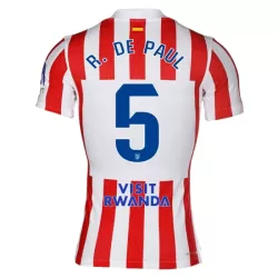 Atlético Madrid R. De Paul 5 Pelipaita Miesten Koti 2025-26 Atlético Madrid R. De Paul 5 Pelipaita Miesten Koti 2025-26