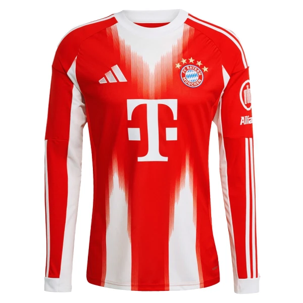 FC Bayern München Pitkähihainen Pelipaita Miesten Koti 2025-26 FC Bayern München Pitkähihainen Pelipaita Miesten Koti 2025-26