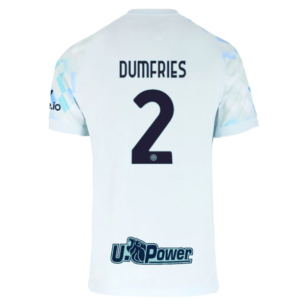 Inter Milan Dumfries 2 Pelipaita Miesten Vieras 2025-26 Inter Milan Dumfries 2 Pelipaita Miesten Vieras 2025-26