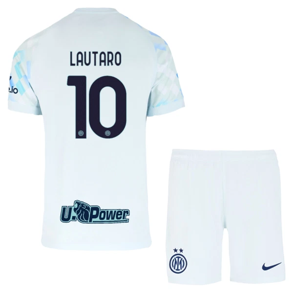 Inter Milan Lautaro Martinez 10 Pelipaita Lasten Vieras 2025-26 Inter Milan Lautaro Martinez 10 Pelipaita Lasten Vieras 2025-26
