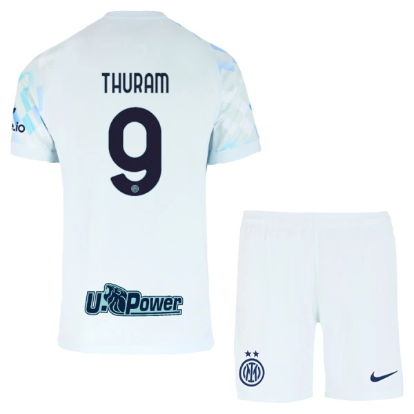 Inter Milan Thuram 9 Pelipaita Lasten Vieras 2025-26 Inter Milan Thuram 9 Pelipaita Lasten Vieras 2025-26