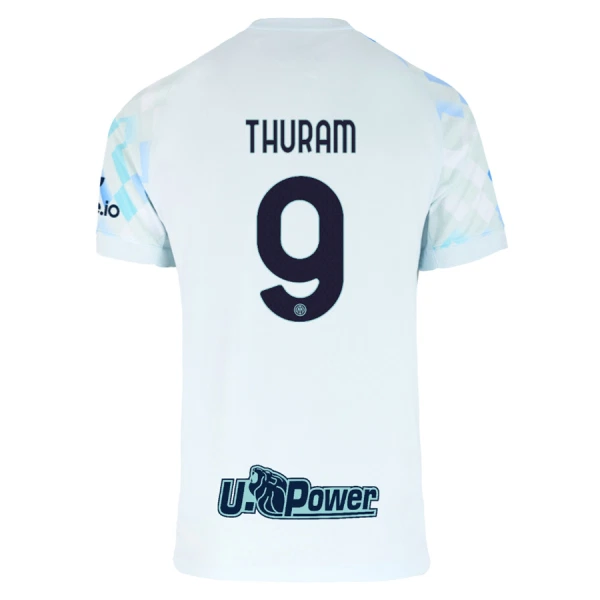 Inter Milan Thuram 9 Pelipaita Miesten Vieras 2025-26 Inter Milan Thuram 9 Pelipaita Miesten Vieras 2025-26