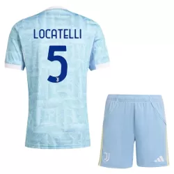 Juventus Locatelli 5 Pelipaita Lasten Vieras 2025-26 Juventus Locatelli 5 Pelipaita Lasten Vieras 2025-26