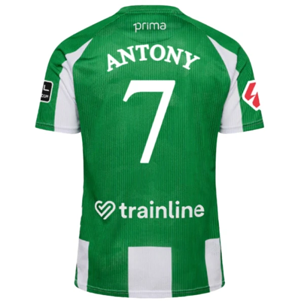 Real Betis Antony 7 Pelipaita Miesten Koti 2025-26 Real Betis Antony 7 Pelipaita Miesten Koti 2025-26