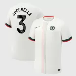 Chelsea Cucurella 3 Pelipaita Miesten Vieras 2025-26