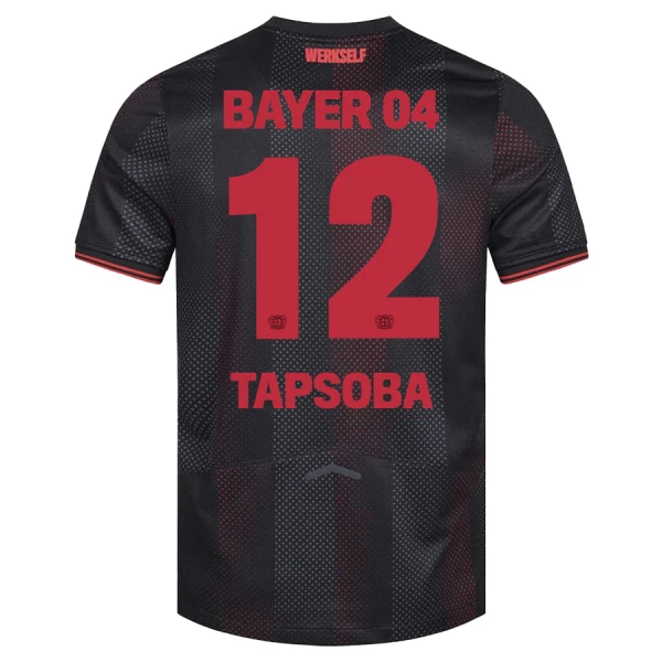 Bayer 04 Leverkusen Edmond Tapsoba 12 Pelipaita Miesten Koti 2025-26