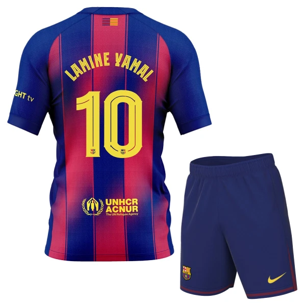 FC Barcelona Lamine Yamal 10 Pelipaita Lasten Koti 2025-26