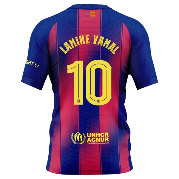 FC Barcelona Lamine Yamal 10 Pelipaita Lasten Koti 2025-26