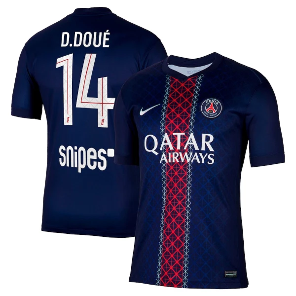 Paris Saint-Germain Desire Doue 14 Pelipaita Miesten Koti 2025-26