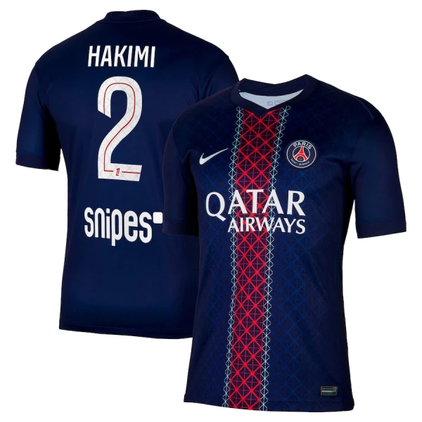 Paris Saint-Germain Hakimi 2 Pelipaita Miesten Koti 2025-26