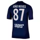Paris Saint-Germain Joao Neves 87 Pelipaita Miesten Koti 2025-26