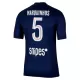 Paris Saint-Germain Marquinhos 5 Pelipaita Miesten Koti 2025-26
