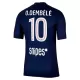 Paris Saint-Germain O. Dembele 10 Pelipaita Miesten Koti 2025-26
