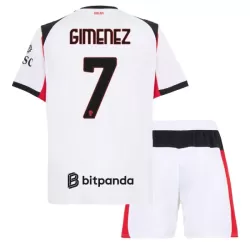 AC Milan Gimenez 7 Pelipaita Lasten Vieras 2025-26 AC Milan Gimenez 7 Pelipaita Lasten Vieras 2025-26