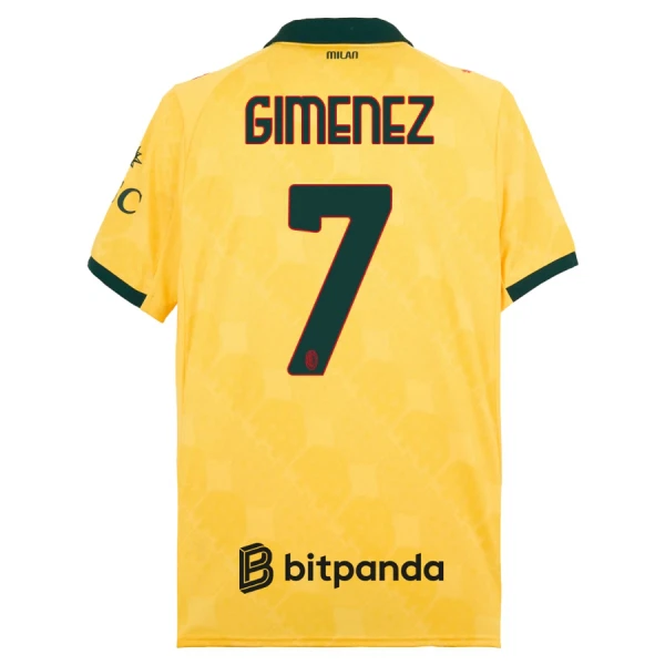 AC Milan Gimenez 7 Pelipaita Miesten Kolmas 2025-26 AC Milan Gimenez 7 Pelipaita Miesten Kolmas 2025-26