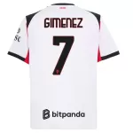 AC Milan Gimenez 7 Pelipaita Miesten Vieras 2025-26