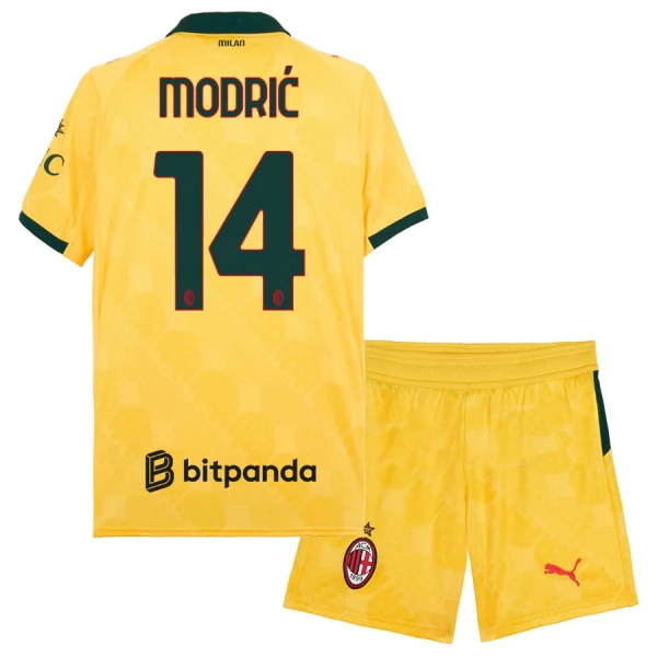 AC Milan Modrić 14 Pelipaita Lasten Kolmas 2025-26 AC Milan Modrić 14 Pelipaita Lasten Kolmas 2025-26
