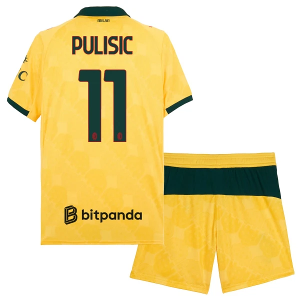 AC Milan Pulisic 11 Pelipaita Lasten Kolmas 2025-26 AC Milan Pulisic 11 Pelipaita Lasten Kolmas 2025-26