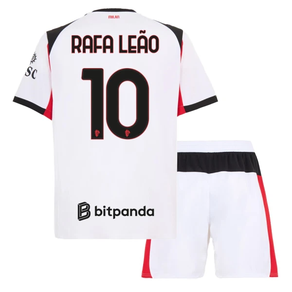 AC Milan Rafael Leao 10 Pelipaita Lasten Vieras 2025-26
