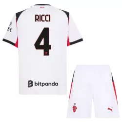 AC Milan Ricci 4 Pelipaita Lasten Vieras 2025-26 AC Milan Ricci 4 Pelipaita Lasten Vieras 2025-26