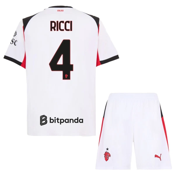 AC Milan Ricci 4 Pelipaita Lasten Vieras 2025-26