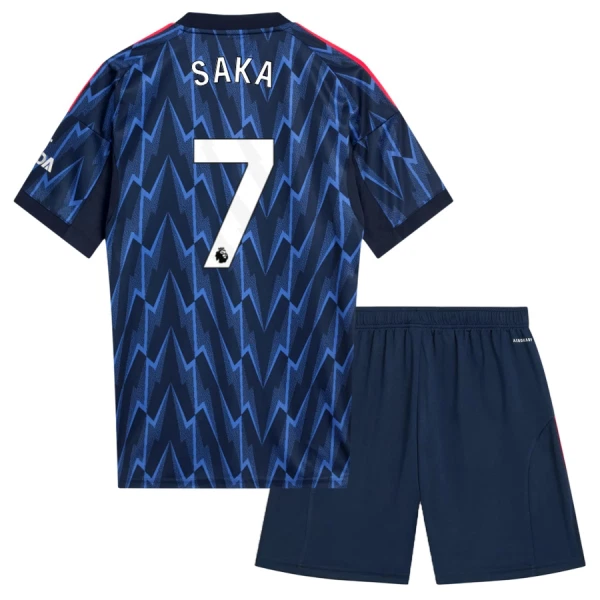 Arsenal Saka 7 Pelipaita Lasten Vieras 2025-26 Arsenal Saka 7 Pelipaita Lasten Vieras 2025-26