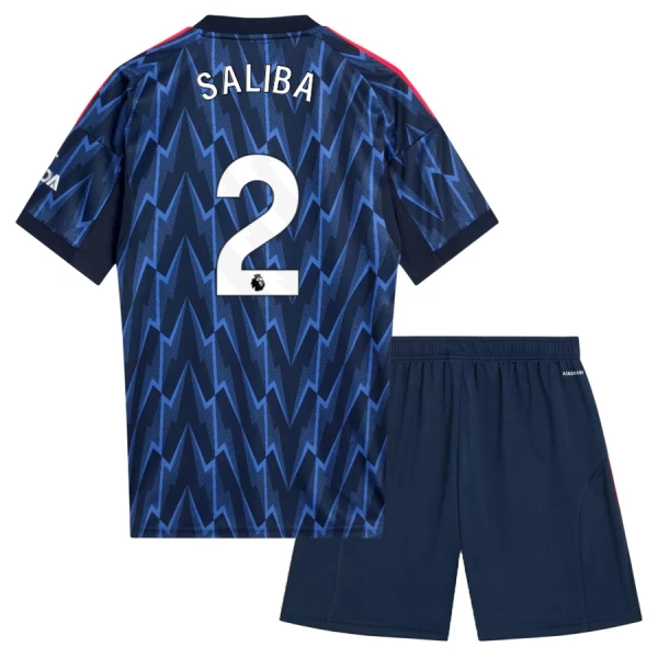 Arsenal Saliba 2 Pelipaita Lasten Vieras 2025-26 Arsenal Saliba 2 Pelipaita Lasten Vieras 2025-26