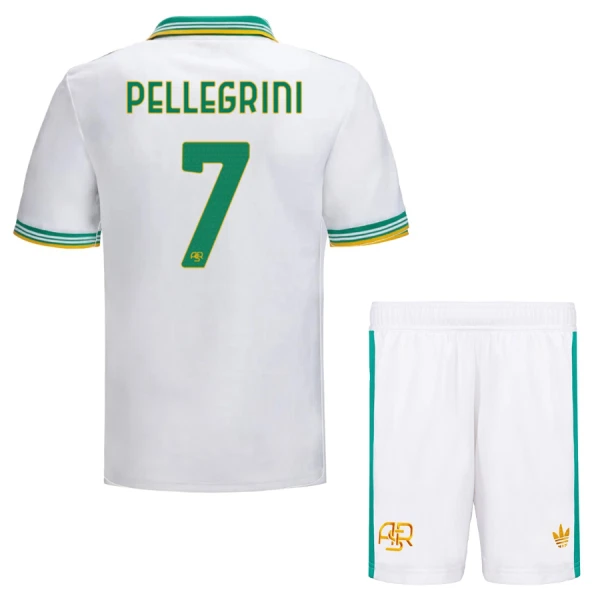 AS Roma Pellegrini 7 Pelipaita Lasten Kolmas 2025-26 AS Roma Pellegrini 7 Pelipaita Lasten Kolmas 2025-26