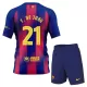 FC Barcelona Frenkie de Jong 21 Pelipaita Lasten Koti 2025-26 FC Barcelona Frenkie de Jong 21 Pelipaita Lasten Koti 2025-26