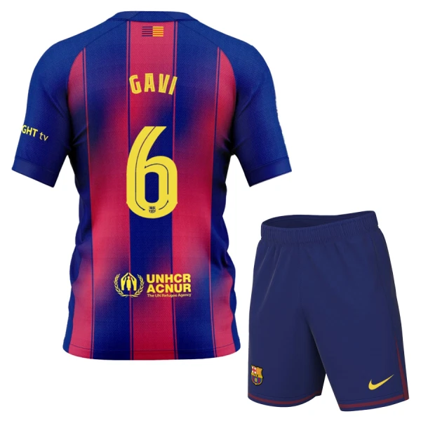 FC Barcelona Gavi 6 Pelipaita Lasten Koti 2025-26 FC Barcelona Gavi 6 Pelipaita Lasten Koti 2025-26