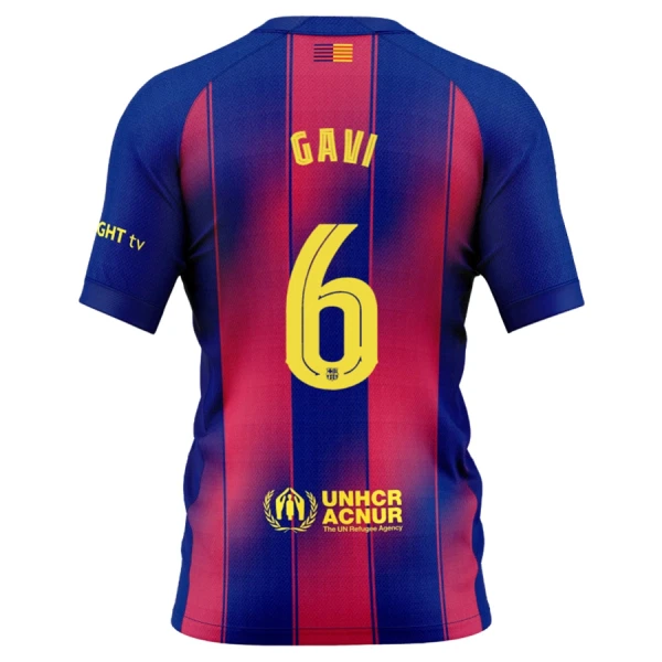 FC Barcelona Gavi 6 Pelipaita Miesten Koti 2025-26 FC Barcelona Gavi 6 Pelipaita Miesten Koti 2025-26