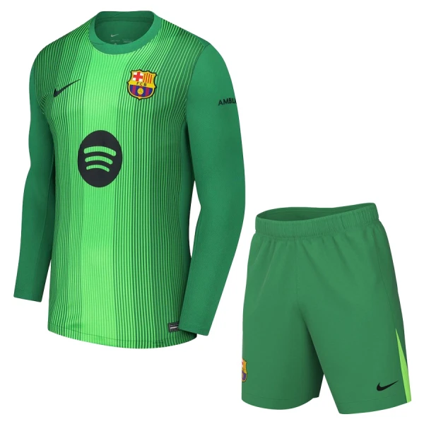 FC Barcelona Maalivahdin Pelipaita Lasten 2025-26 Pitkähihainen