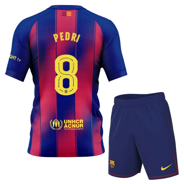 FC Barcelona Pedri 8 Pelipaita Lasten Koti 2025-26 FC Barcelona Pedri 8 Pelipaita Lasten Koti 2025-26