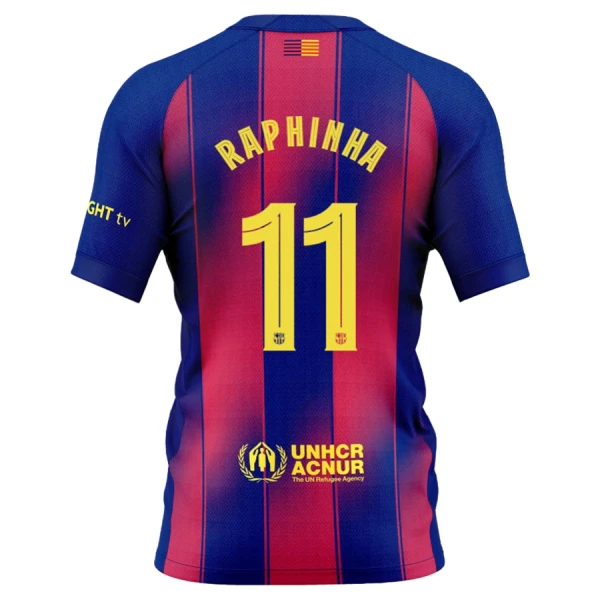 FC Barcelona Raphinha 11 Pelipaita Miesten Koti 2025-26 FC Barcelona Raphinha 11 Pelipaita Miesten Koti 2025-26