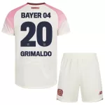 Bayer 04 Leverkusen Alejandro Grimaldo 20 Pelipaita Lasten Vieras 2025-26